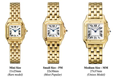 cartier panther small|cartier panther size chart.